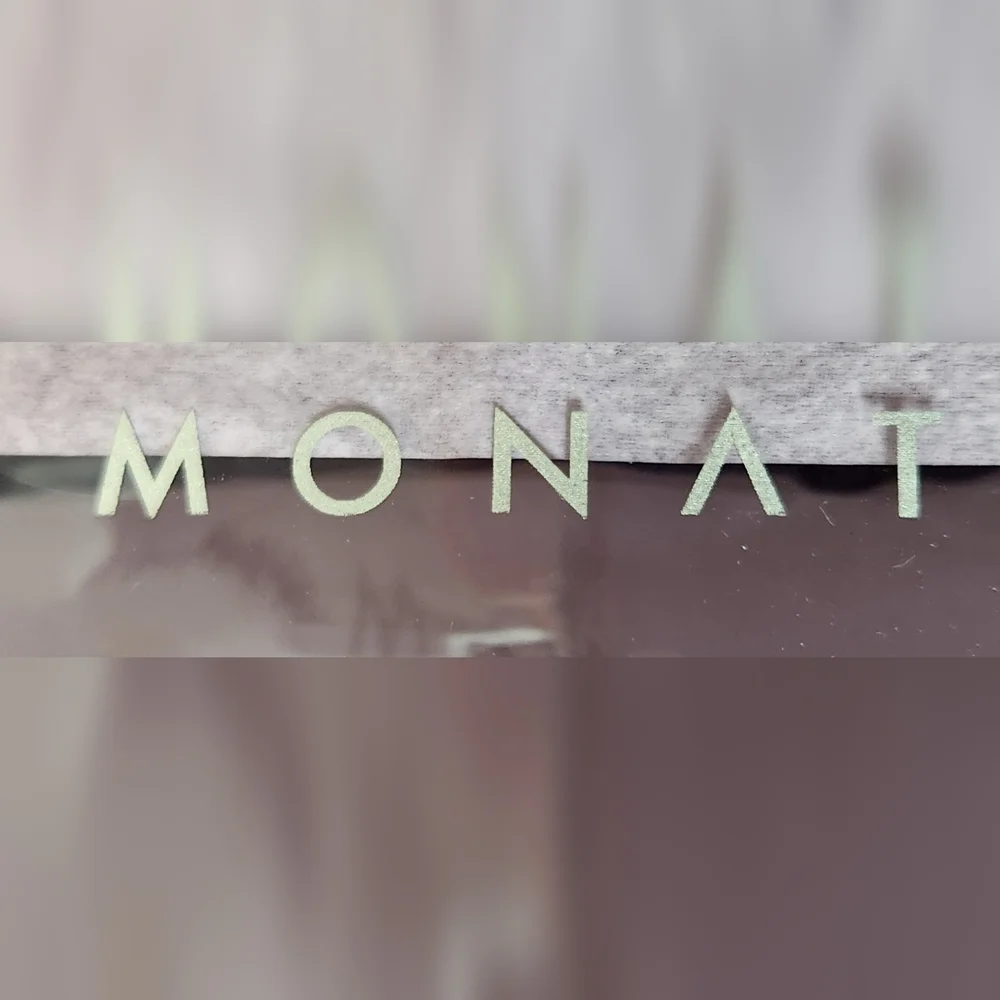 MONAT Clear Purple Hanging Travel Organizer NWOT